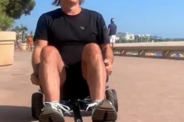 (VIDEO) Mitrović u Kanu osmislio ekološko prevozno sredstvo! Željko: Smislio sam vozilo od 100 evra!