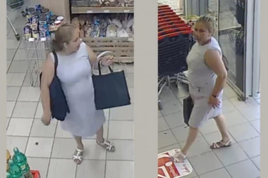 (VIDEO) U TANDEMU: Pogledajte kako vešto dve žene kradu novčanike u Staroj Pazovi!