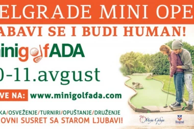 Belgrade Mini Open: Turnir u mini golfu na Adi Ciganliji 10. i 11. avgusta