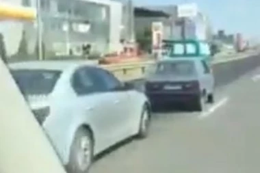 (VIDEO) Dominacija "paklene" mašine: BMW je BMW, al kad je teško onda - "jugo 45"!