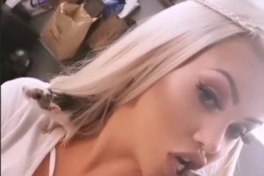 Zgadiće vam se život: Sanja otvorila usta pa se lizala s pacovom!