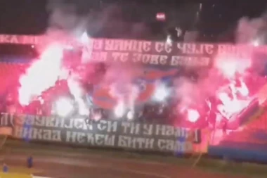 Prekinut meč zbog  pesme "Marš na Drinu"!