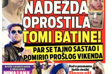 Šokantno: Nadežda oprostila Tomi batine!