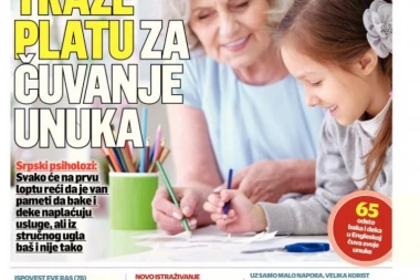 Srpski telegraf poklanja dodatak "Penzioner": Da li bake trebaju biti plaćenje za pomoć koju pružaju svojim najbližima?