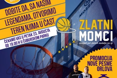 Mozzart na Vračaru otvara teren posvećen Zlatnim momcima
