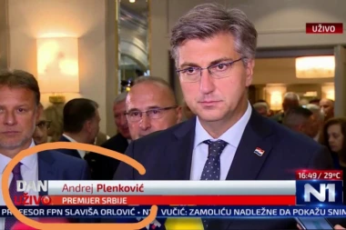 BRUKA! "Malo" su se zajeb*li: N1 proglasila Plenkovića premijerom Srbije