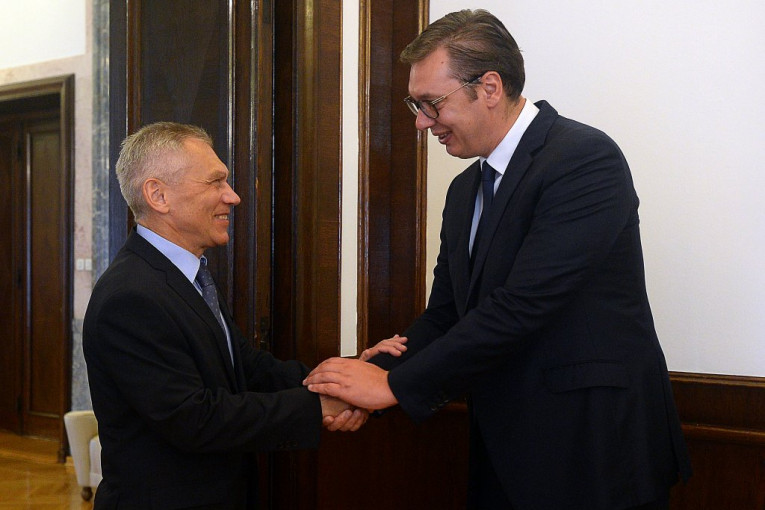 Predsednik na sastanku sa Bocan-Harčenkom: Tema Vučićeva poseta Rusiji