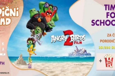 PORODIČNI VIKEND U KOMBANK DVORANI: Doživite nove avanture uz Angry birds, Kralja lavova i druge crtaće