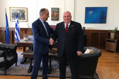 (FOTO) Palma u Solunu na sastanku sa zamenikom ministra unutrašnjih poslova