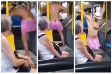 (ŠOK VIDEO) Ludi letnji ples na liniji 17