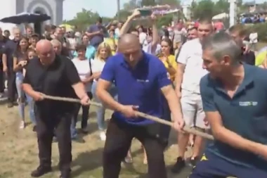 (VIDEO) Ovako izgleda kada je Palma u ekipi dok se povlači konopac