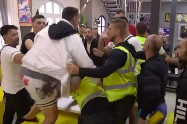 (VIDEO) Prva ozbiljna tuča u Zadruzi: Filip Mijatov nasrnuo na Vladimira Tomovića!