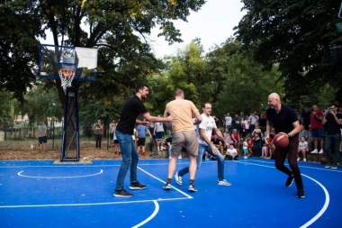 Beograd dobio košarkaški teren "Saša Obradović"!
