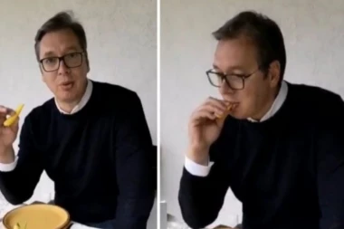 Drobnjak pije, Zorana nit' jede, nit' pije, a ja, hvala bogu i jedno i drugo: Neviđeni snimak iz Kalne pokazuje kako je Vučić uradio ono što drugi nisu smeli!