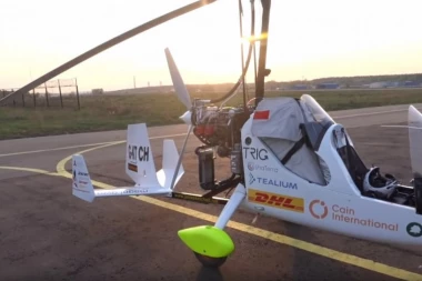 (FOTO, VIDEO) DA LI BISTE I VI OVAKO? Čovek preleteo svet žirokopterom