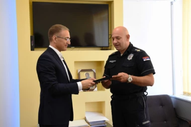 Stefanović: Sledeće godine izgradnja nove policijske i vatrogasne stanice u Vladičinom Hanu