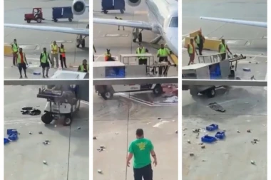 Pobuna mašina na areodromu! Kad poludi transporter za hranu!