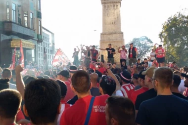 Braća: Navijači Zvezde i Olimpijakosa okupirali Beograd, zajedno idu na utakmicu!