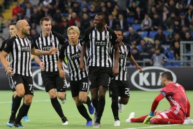 Crno-beli izbegli dramu: Sadik utišao Astanu za prvu pobedu Partizana u Ligi Evrope!