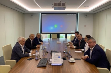 Antić sa predsednikom UO Gazprom Njefta Aleksandrom Djukovim