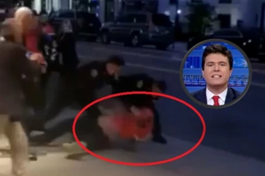 (VIDEO) Pogledajte kako njujorška policija baca na asfalt Albanca ogrnutog zastavom na projekciji filma Malagurskog