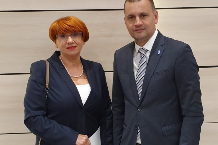 Županijska Državna odvjetnica u Varaždinu Biserka Šmer Bajt i predsednik UST i zamenik Višeg javnog tužilaštva Nenad Stefanović