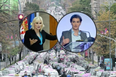 Taksisti izazvali rat u Vladi! Ana i Zorana u klinču