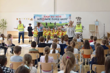 Početak 13. ciklusa akcije "Đaci vas mole, usporite pored škole"