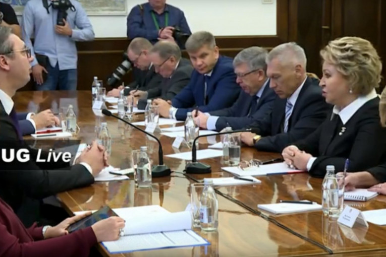 VUČIĆ SA VALENTINOM MATVIJENKO: "Zabrinut sam zbog poslednjeg poteza Albanaca, bližimo se katastrofi"