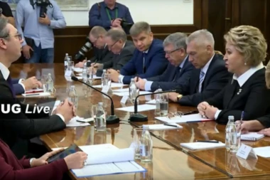 VUČIĆ SA VALENTINOM MATVIJENKO: "Zabrinut sam zbog poslednjeg poteza Albanaca, bližimo se katastrofi"