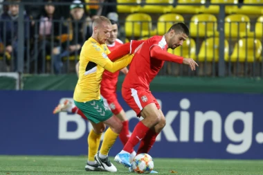 "Orlovi" teškom mukom pokorili Viljnus: Mitrović dao dva komada, Srbija strepela i savladala Litvaniju!