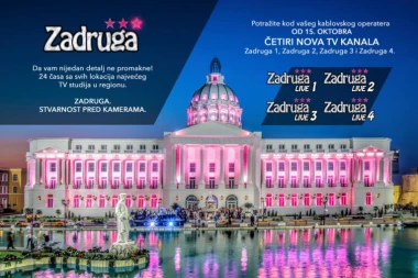 Da vam ne promakne nijedna situacija u Zadruzi: Četiri nova kanala najgledanijeg rijalitija od sada kod vašeg kablovskog operatera!