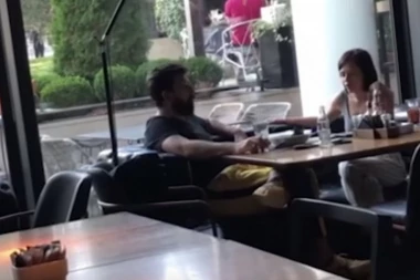 (VIDEO) Jadala mu se nakon skandala? Kija i Amidžić uhvaćeni u kafiću!