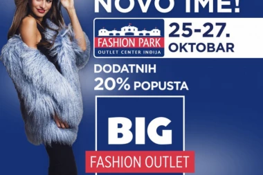 Outlet Inđija slavi novo ime - dodatnih 20% popusta od 25. do 27. oktobra