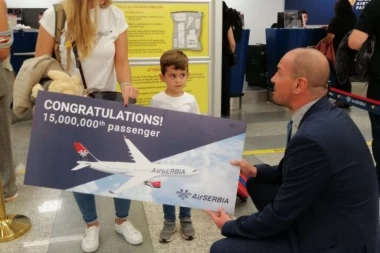 Er Srbija dočekala i nagradila 15-MILIONITOG putnika