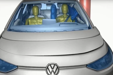 Volkswagen testira novu vrstu vazdušnih jastuka koja efikasno štiti od povreda glave
