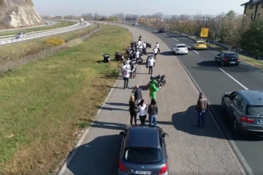 (VIDEO) SPEKTAKL NA NJIHOV NAČIN: Bajkeri zaustavili Tanju na sred puta da je pitaju OVO!