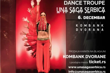 Plesni spektakl trupe "Una Saga Serbica" 06. decembra u Kombank dvorani!