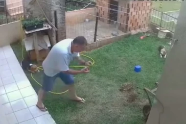 (VIDEO) Samo je hteo da uništi mrave, a onda BUM! Umrećete od smeha kada vidite "akciju" ovog genijalca!