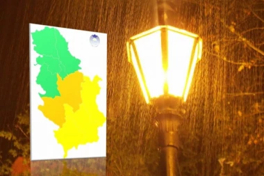 NARANDŽASTI METEOALARM NA SNAZI! Ogromna količina kiše će pasti noćas, u ovom delu zemlje je najkritičnije!