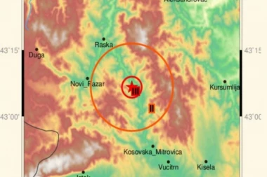 Strah u cik zore: Zemljotres u Leposaviću, izmereno 2,4 po Rihteru!