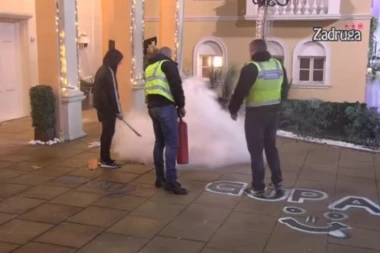 (VIDEO) BUKNULA VATRA: Zadrugari napravili požar u dvorištu!