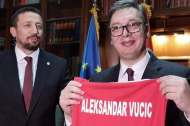 (FOTO) Vučić ugostio proslavljenog košarkaša: Dobrodošlica za velikog prijatelja Srbije!