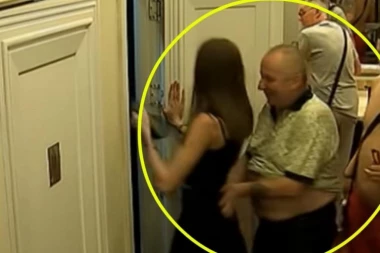 OVO NISTE MOGLI DA VIDITE NA TV-U: Produkcija pustila snimak odnosa Milijane i Žapca, uhvatio je za kosu pa udri!