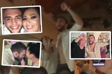 Iza kulisa Veljkove momačke večeri: Ceca sa sinom zajedno plakala, pa se popela na sto!