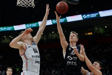 Velika pobeda Partizana u Areni: Crno-beli se mučili, ali ipak savladali Ritas za TOP 16 fazu Evrokupa!