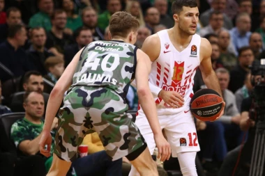 Zvezdana noć nad Kaunasom: Crvena zvezda savladala Žalgiris za prvu pobedu u gostima u Evroligi!