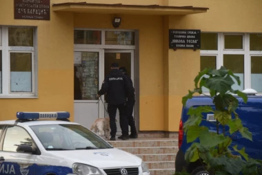 Video sa lica mesta: Veliki broj policajaca nakon pucnjave u školi u Velikoj Plani