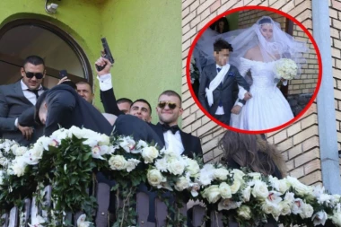 (FOTO, VIDEO) ZAPUCAO: Veljko sa pištoljem u ruci sa bratom izveo mladu!