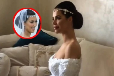 Bogdana kao Kim na venčanju: Cecina snajka izgledala kao slavna manekenka!